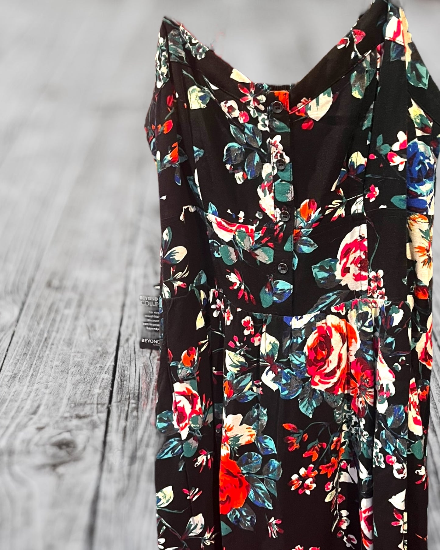 EXPRESS summer flower dress back