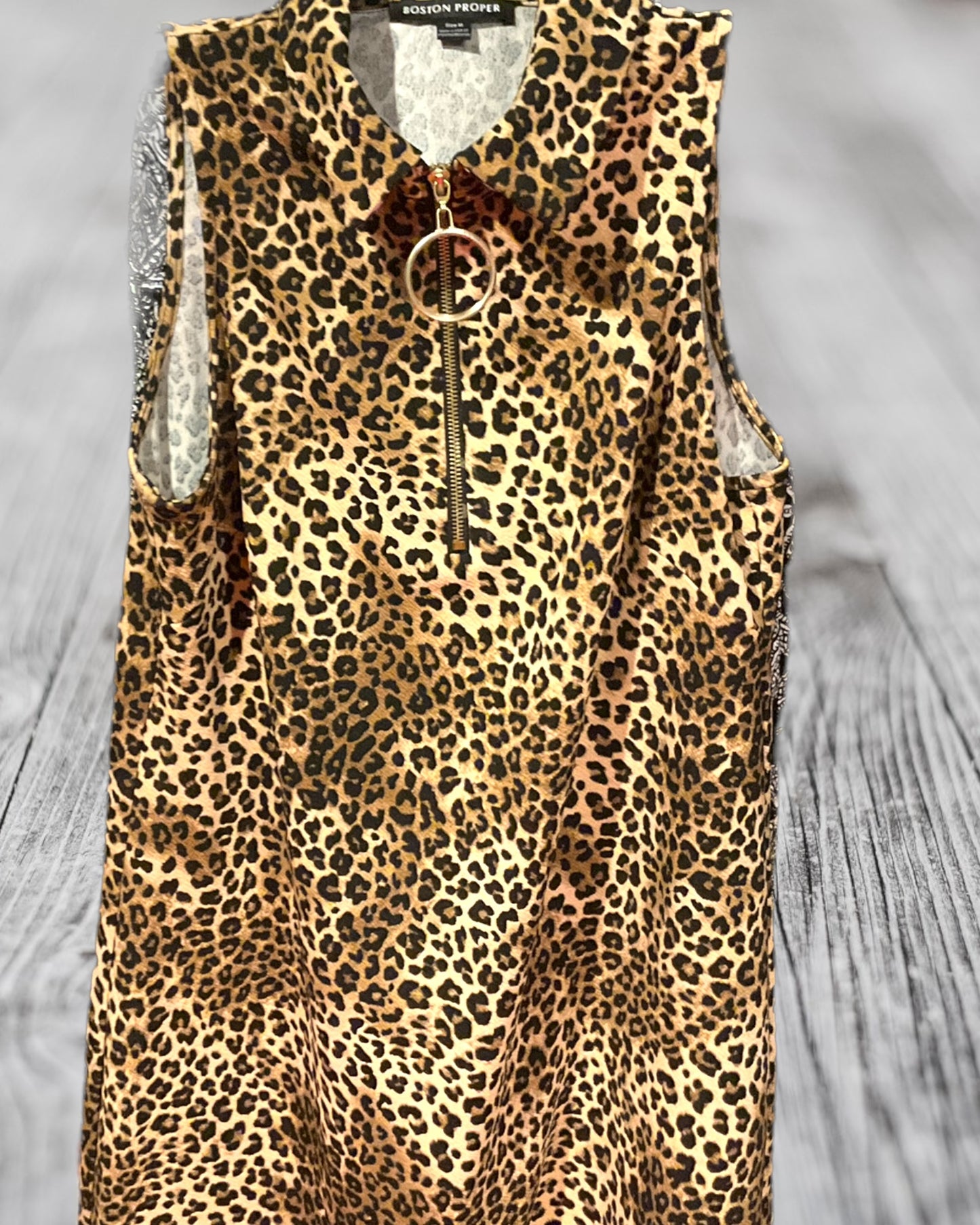 ⭐️Boston Proper leopard dress