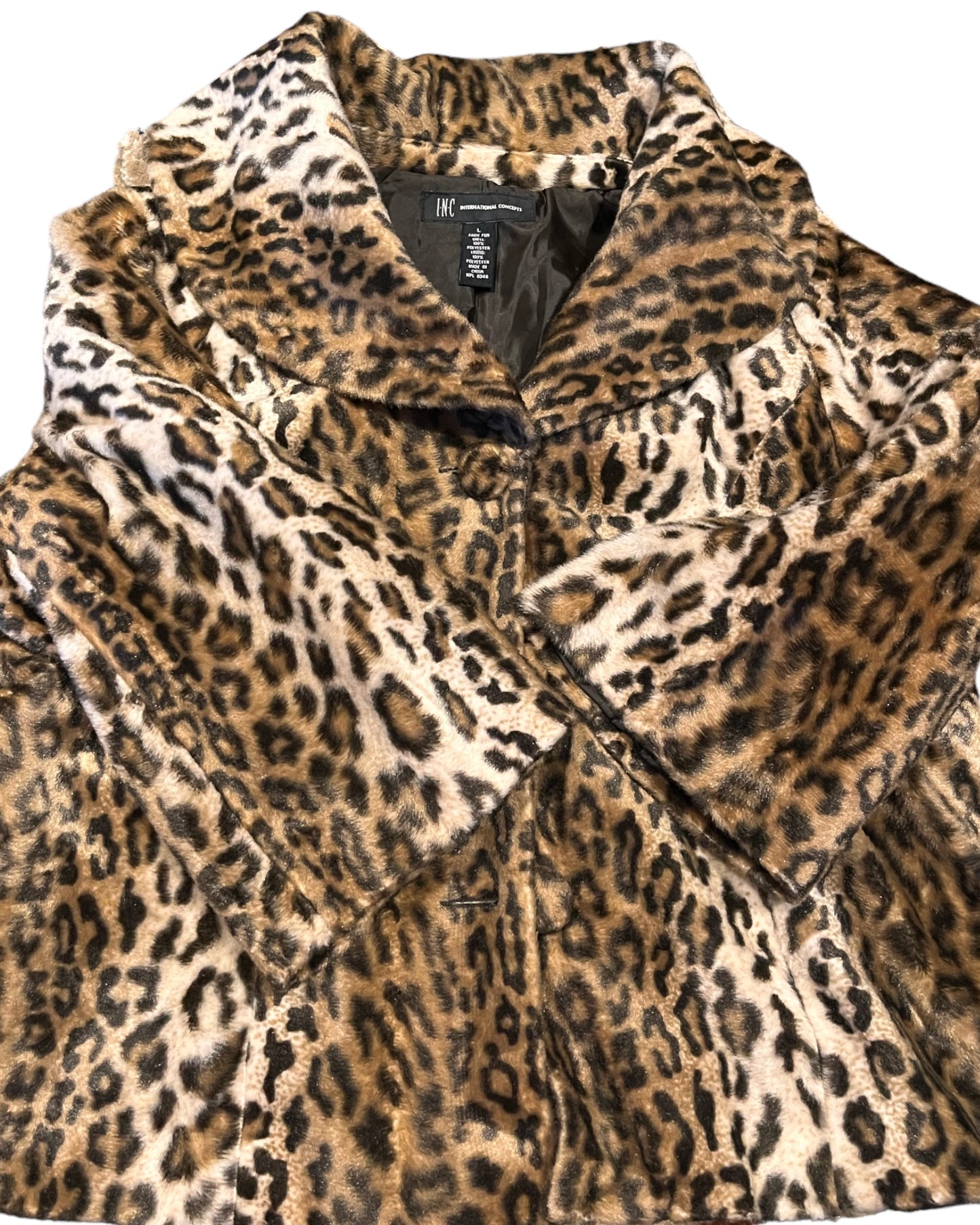 Boston Proper⭐️ Leopard 3/4 sleeve jacket
