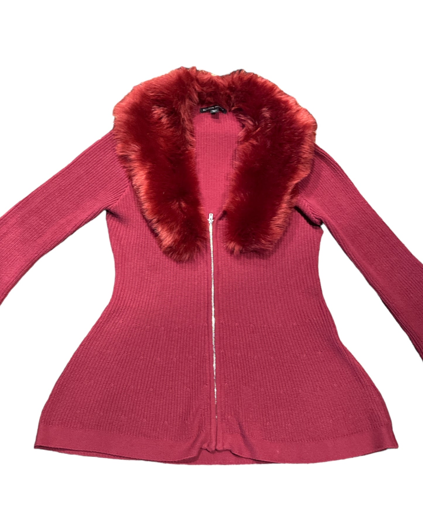 Boston Proper ⭐️ plush f/fur sweater
