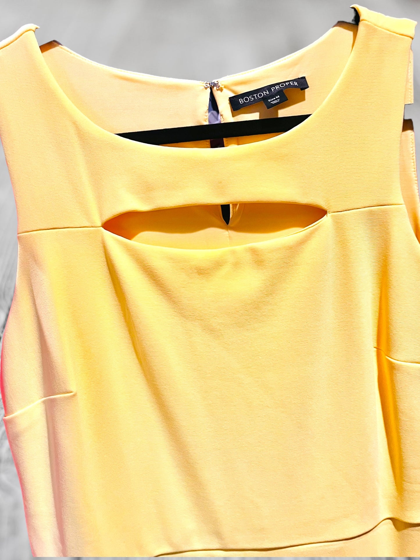 Boston Proper Yellow dress