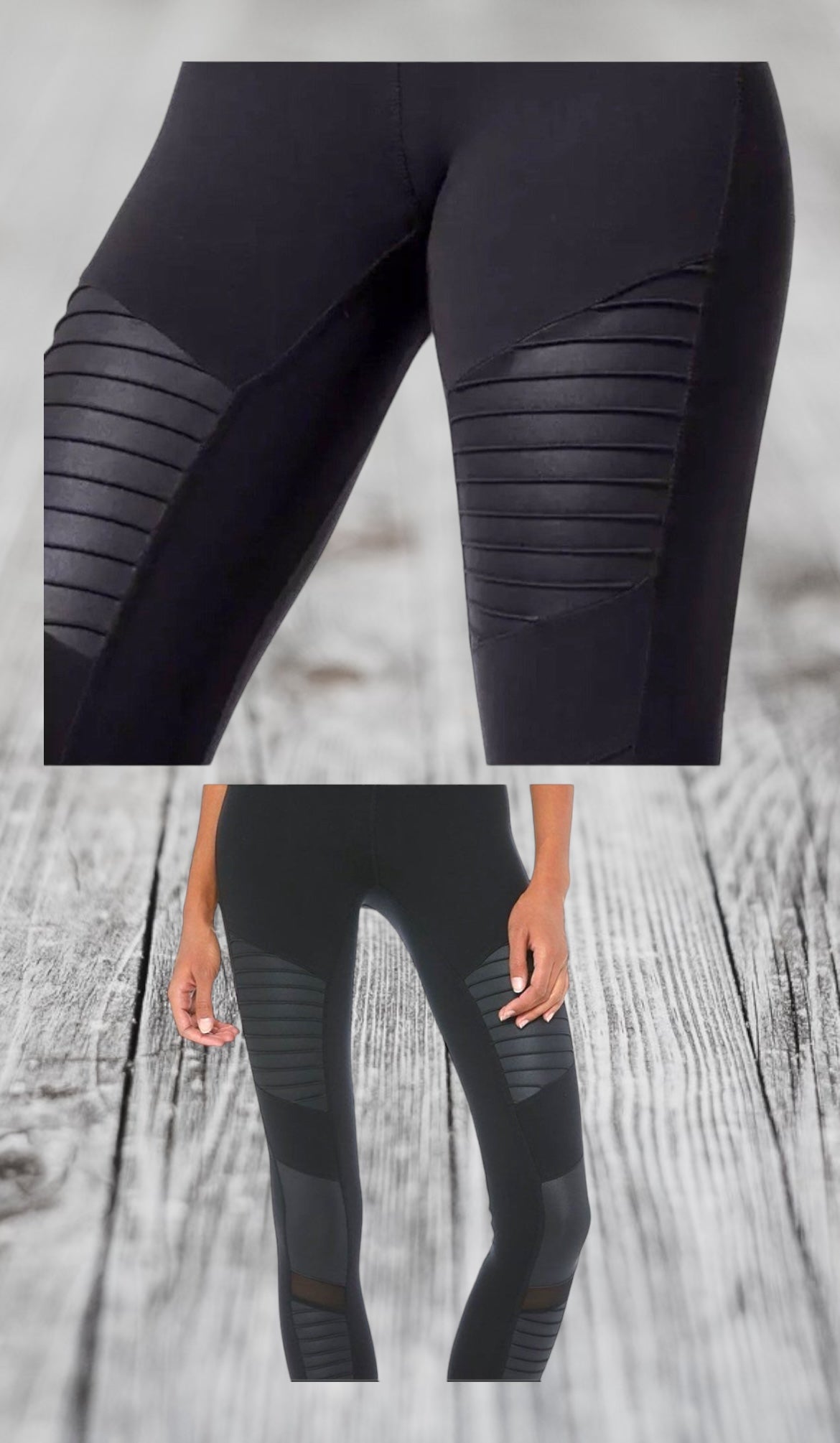 ALO leggings Moto black