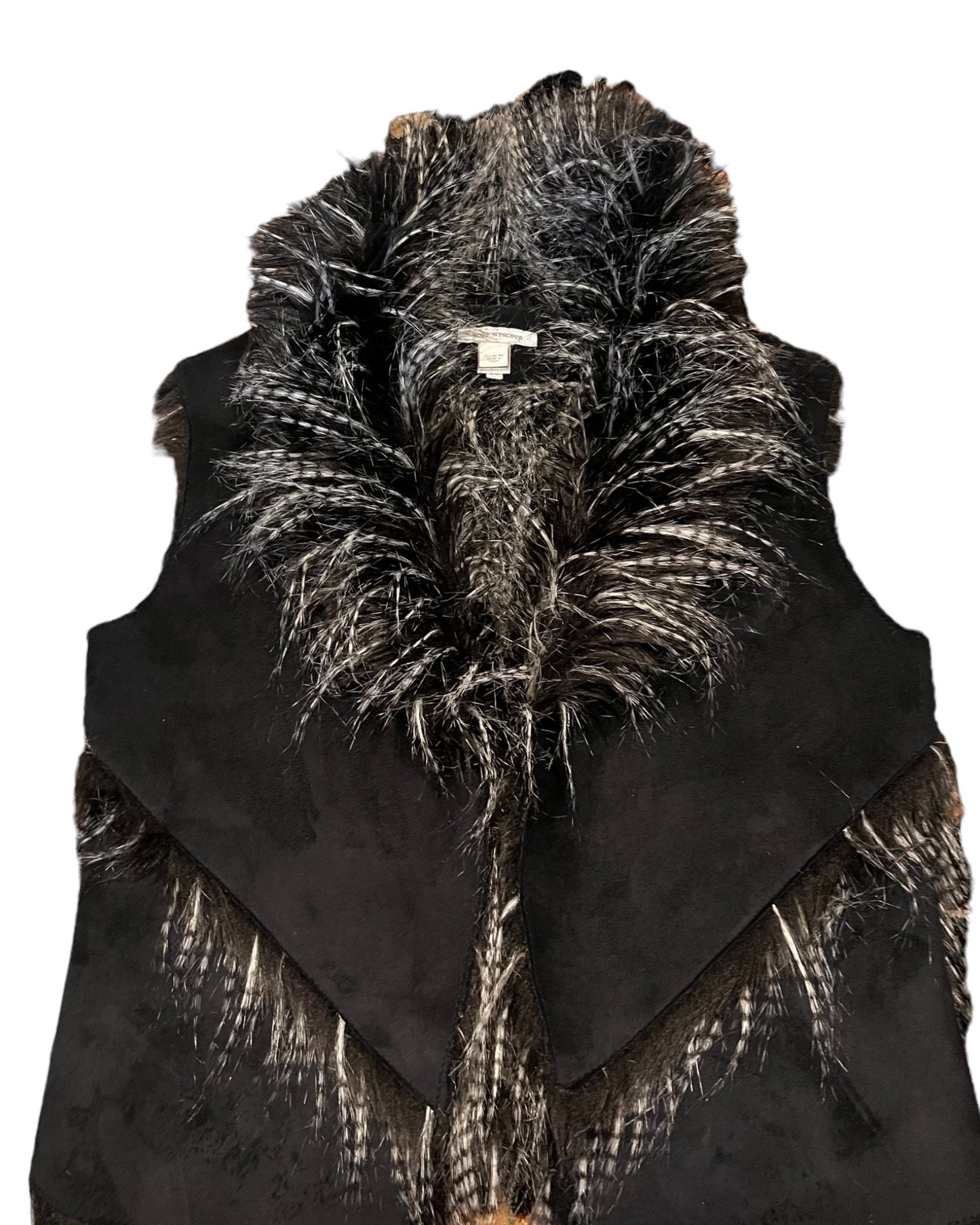 Boston Proper ⭐️ faux fur short vest