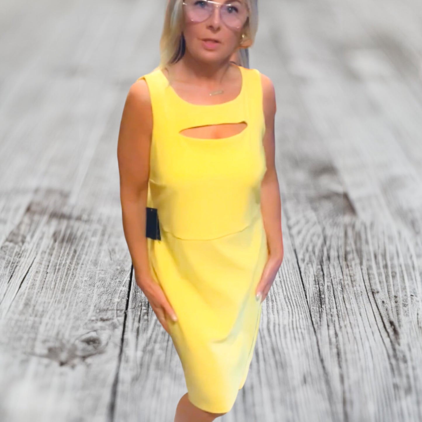 Boston Proper Yellow dress