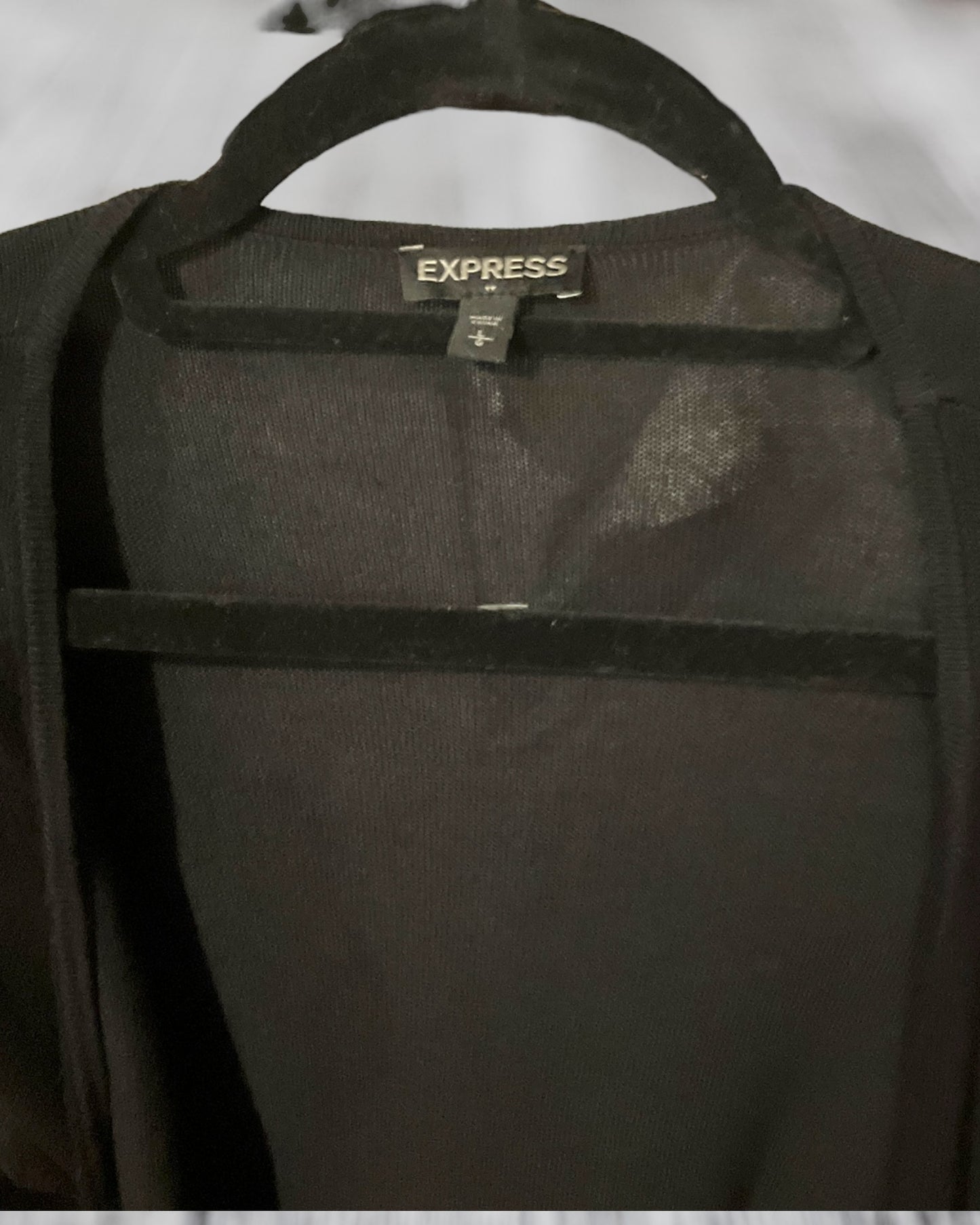 EXPRESS thin black sweater