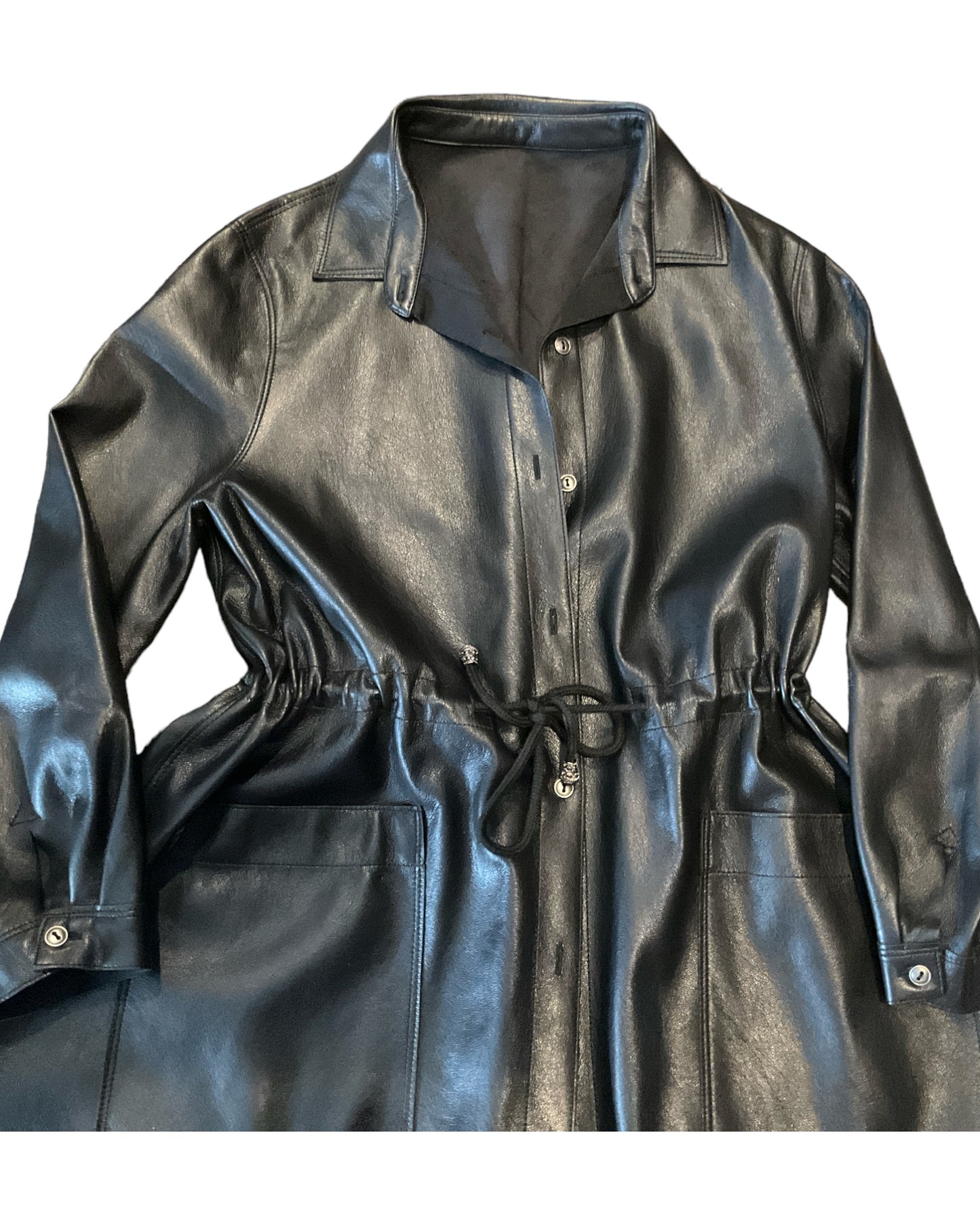 n/n leather coat size M/L