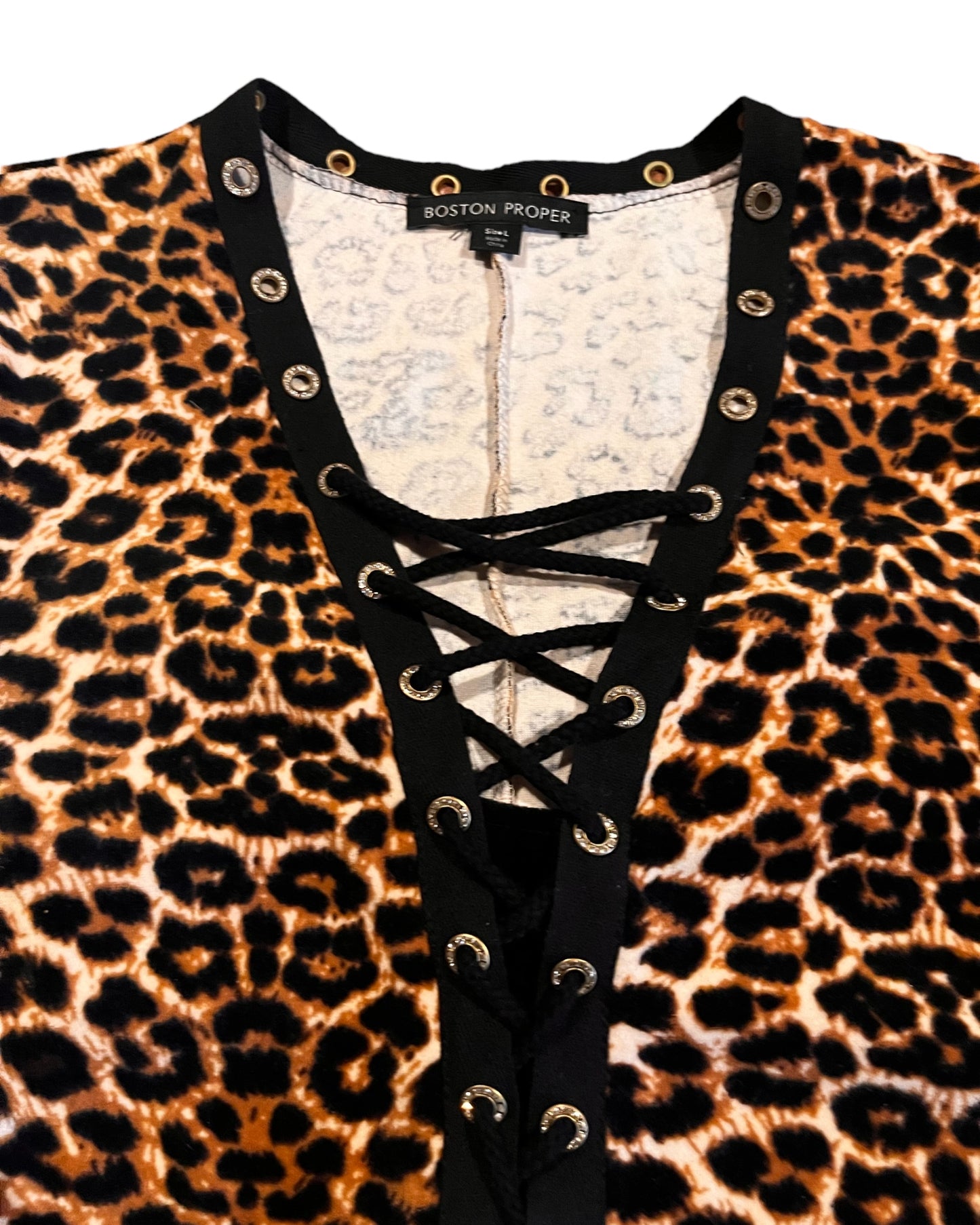 Boston Proper⭐️Dress/Tunic leopard