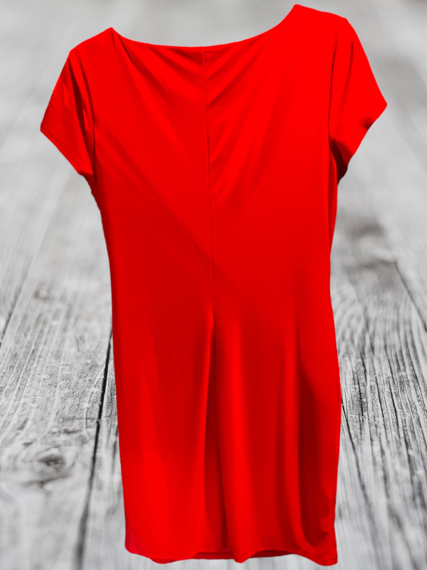 Boston Proper red wrap dress