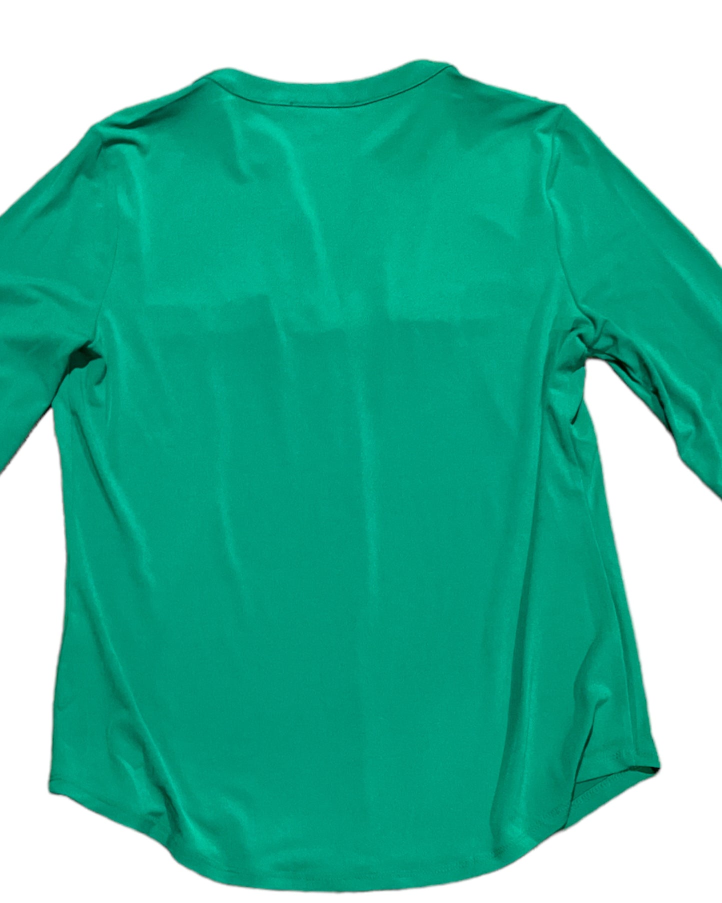 INC gold details green top