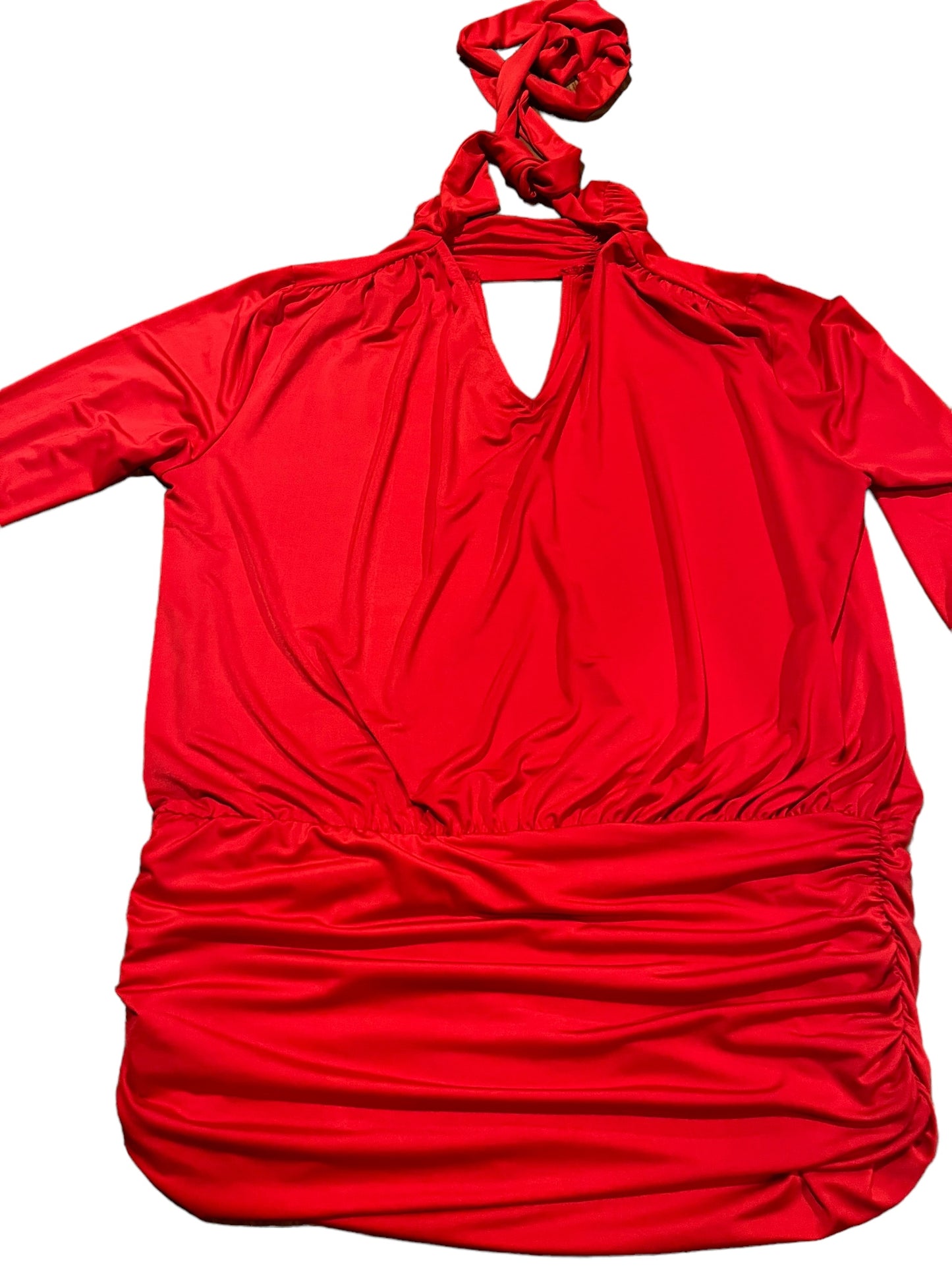 Boston Proper ⭐️ silky fun red top
