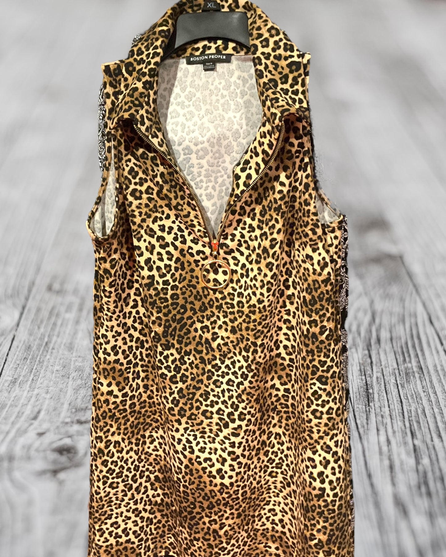 ⭐️Boston Proper leopard dress