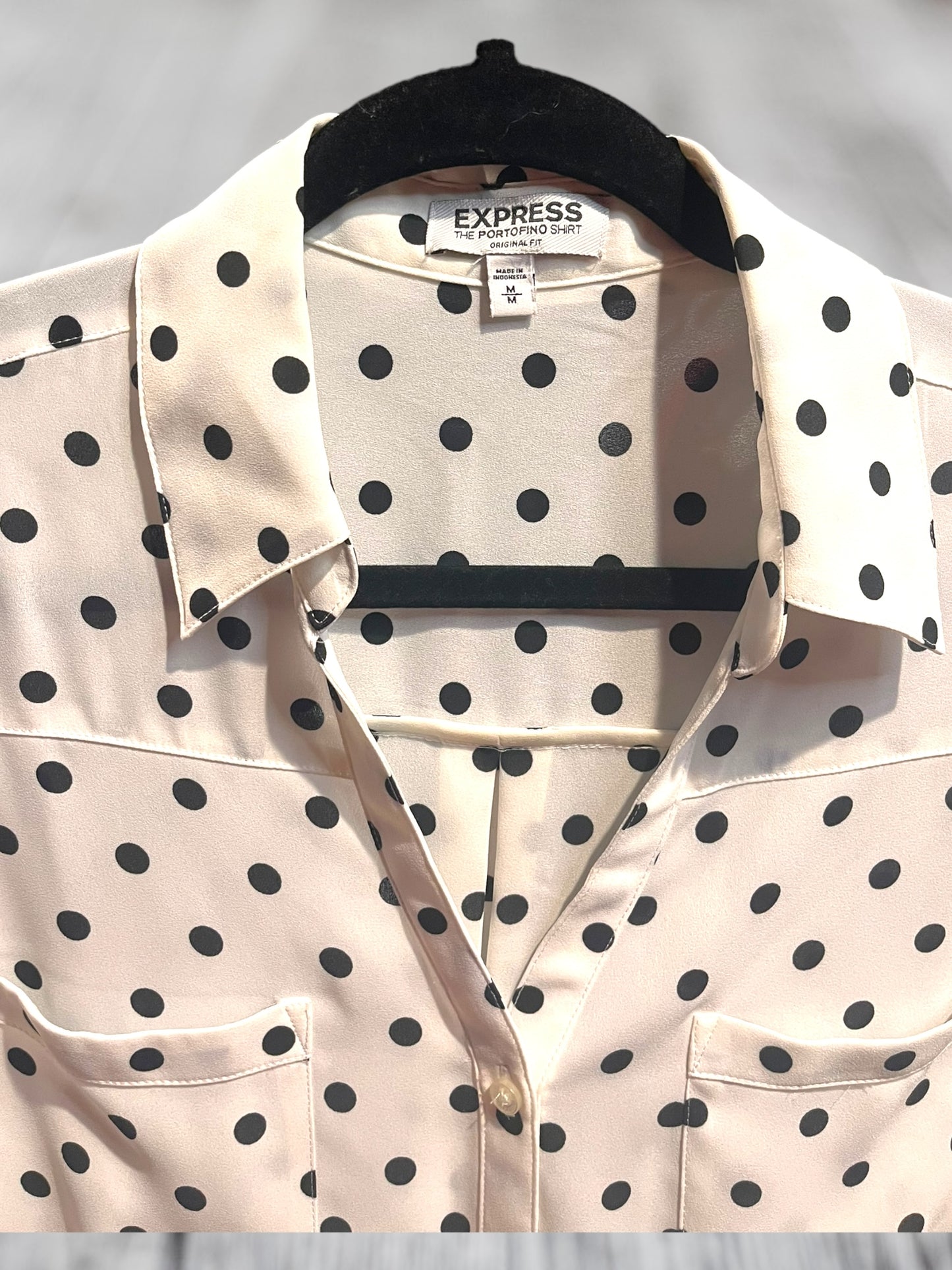 Express Polka Dot Portofino shirt