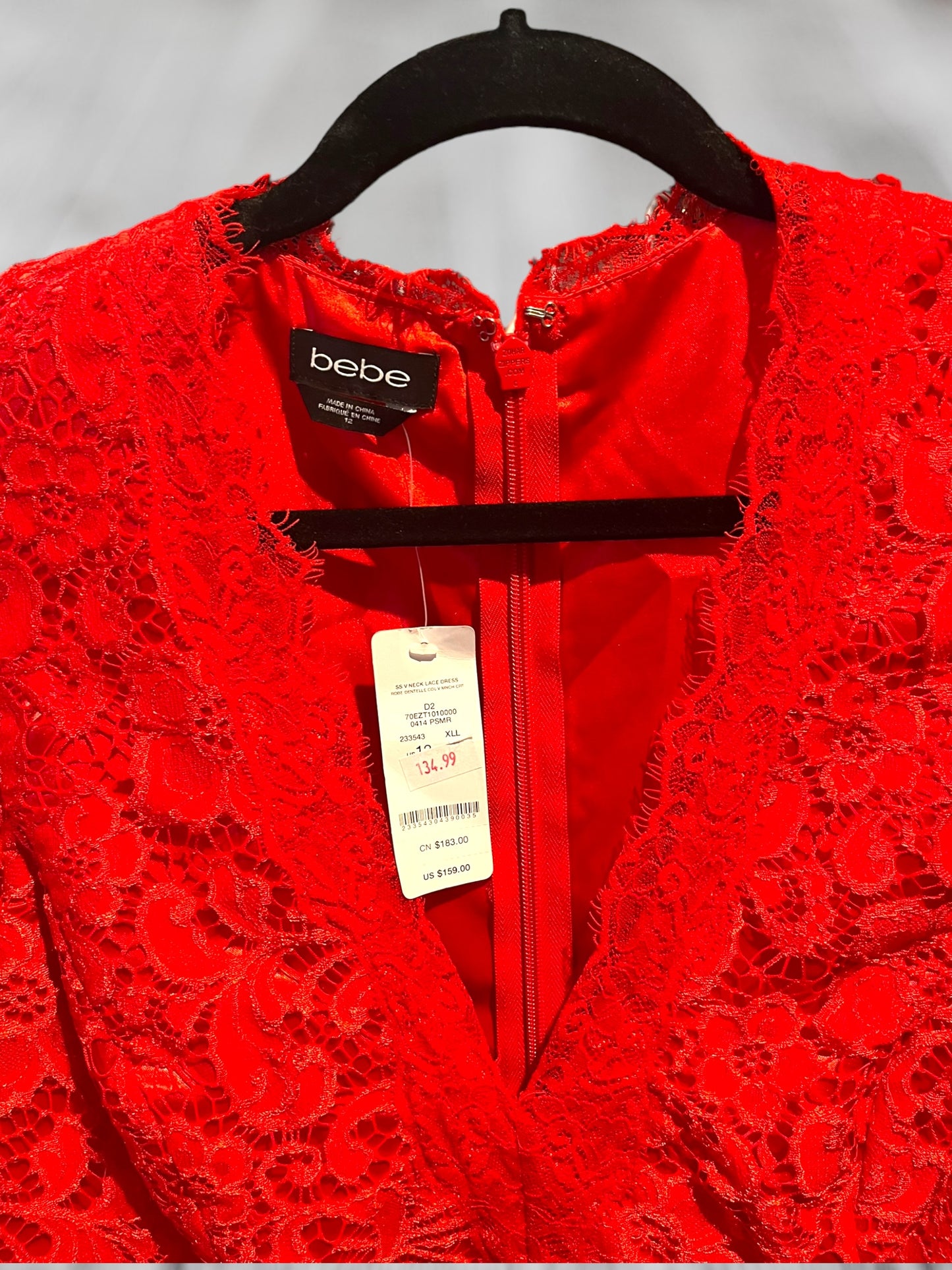 BeBe HOT lace short dress