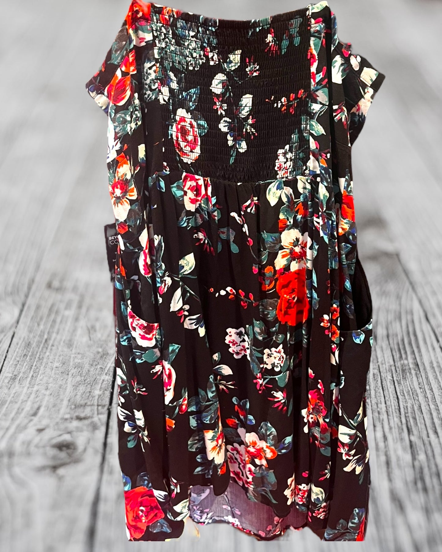 EXPRESS summer flower dress back