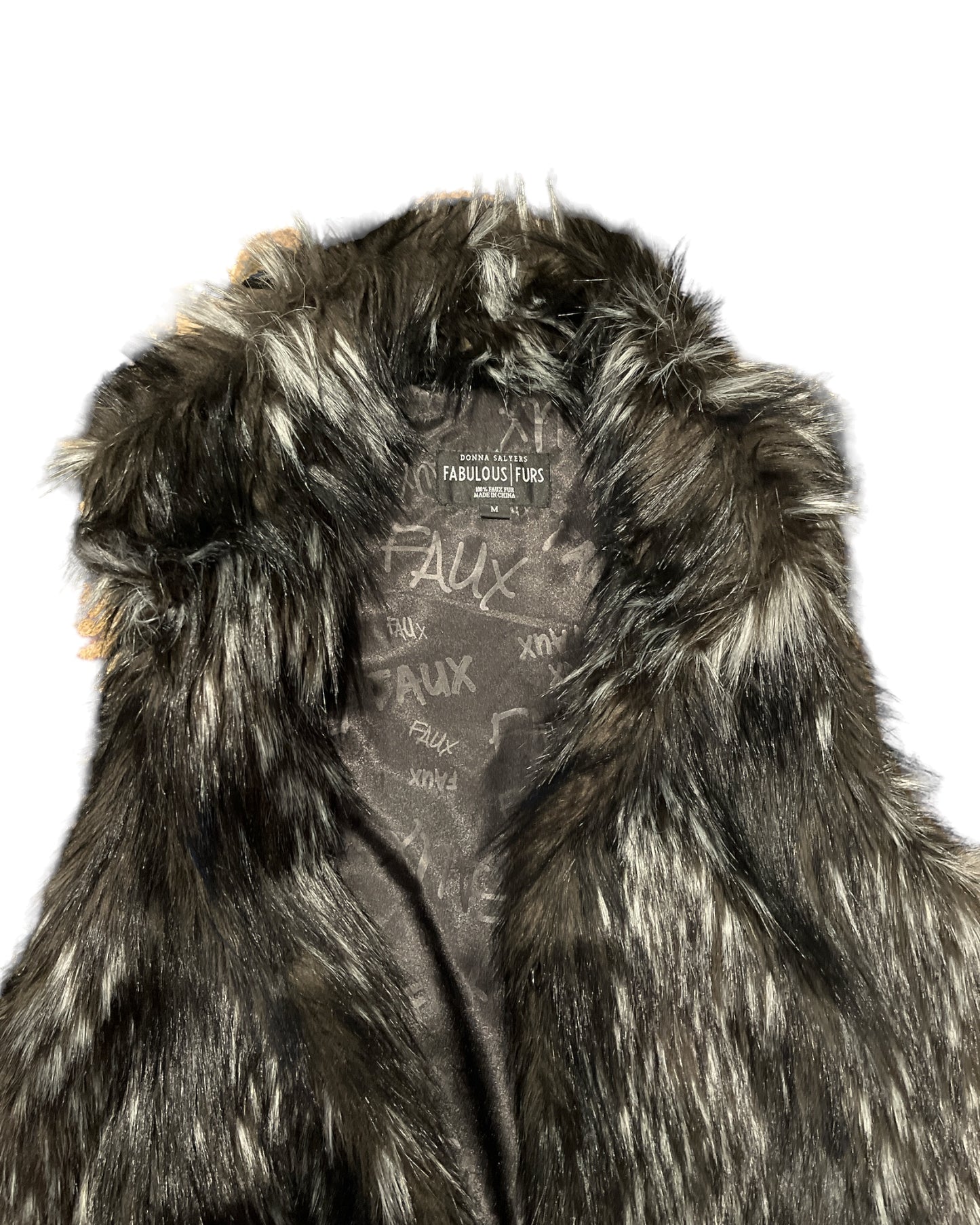 Fabulous Furs- Vest Faux Fur