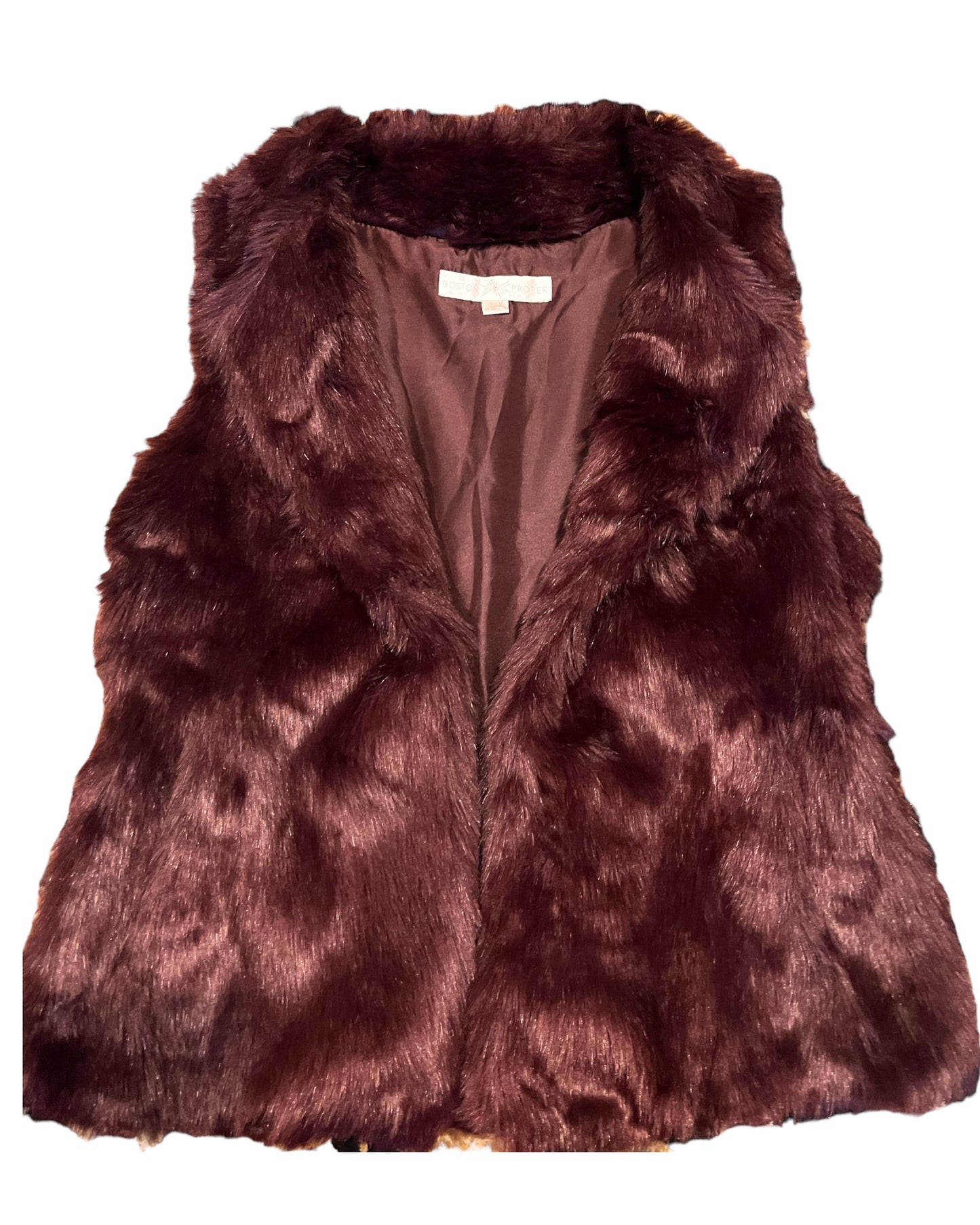 Boston Proper ⭐️ faux fur vest