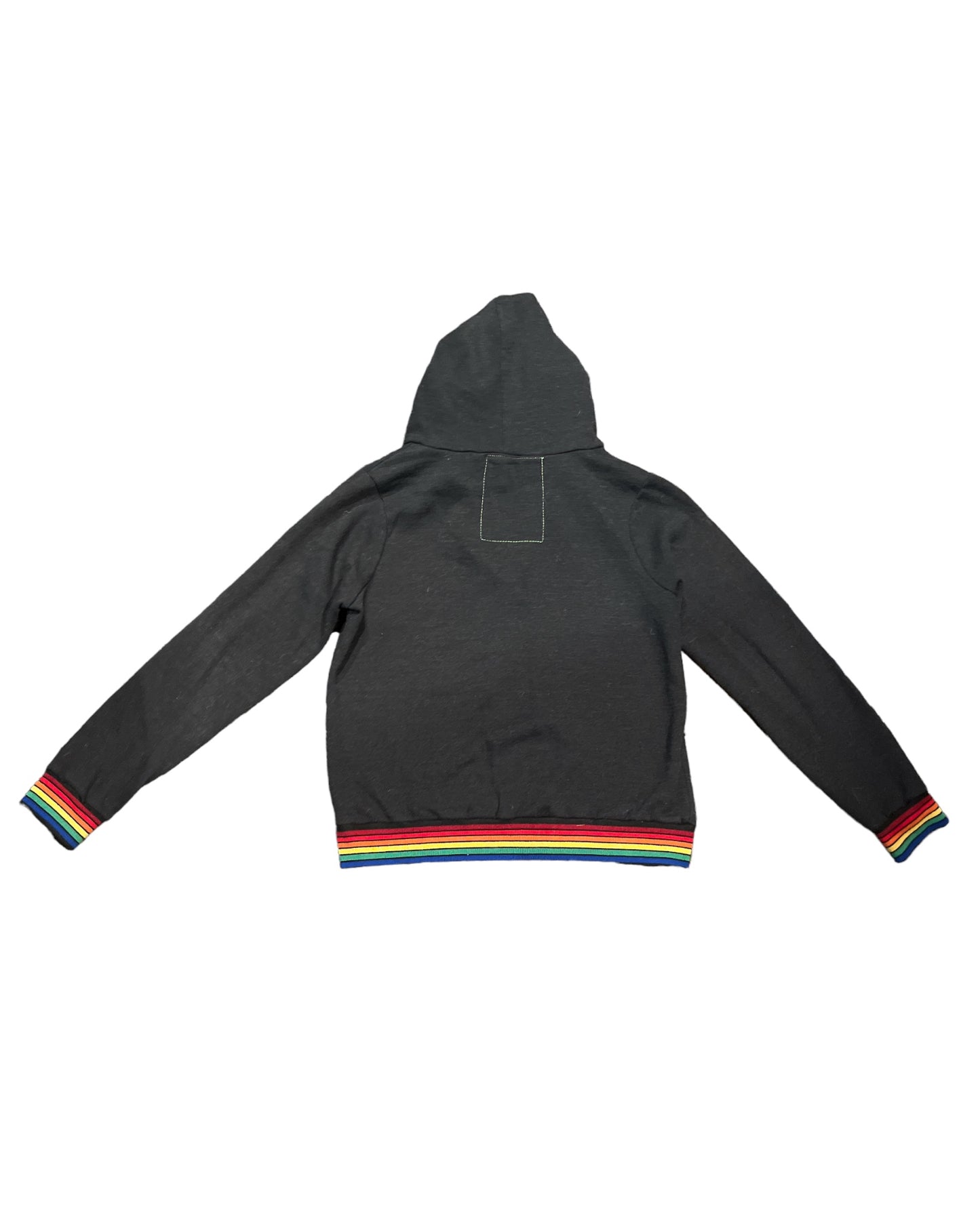 Aviator Nation🌈 Rib rainbow zip hoodie