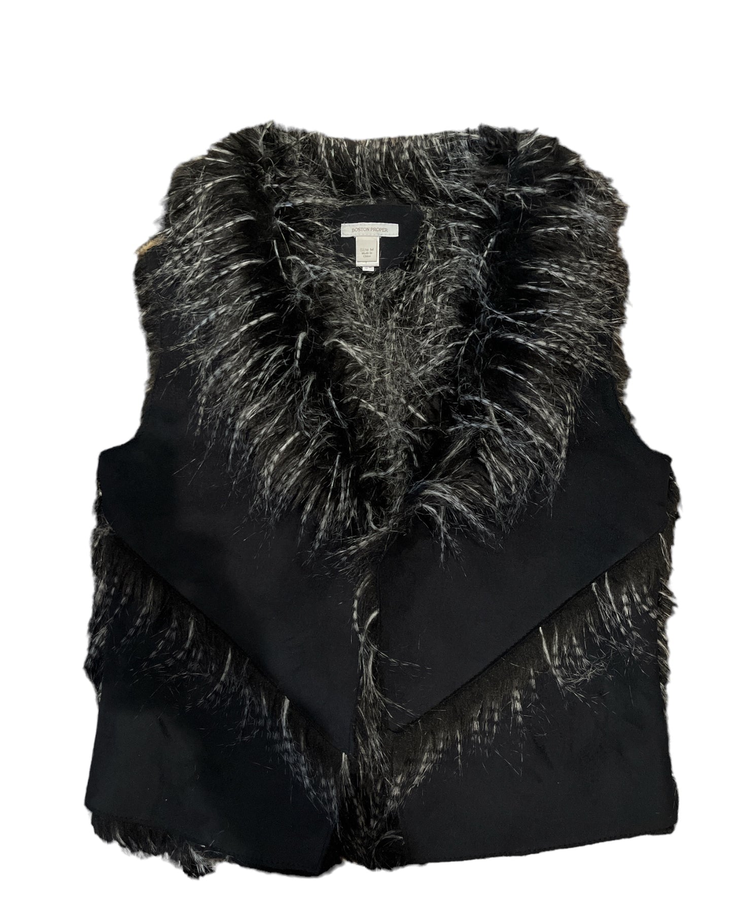 Boston Proper ⭐️ faux fur short vest