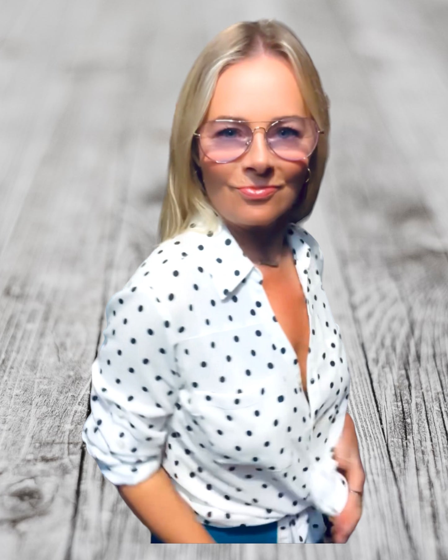 Express Polka Dot Portofino shirt