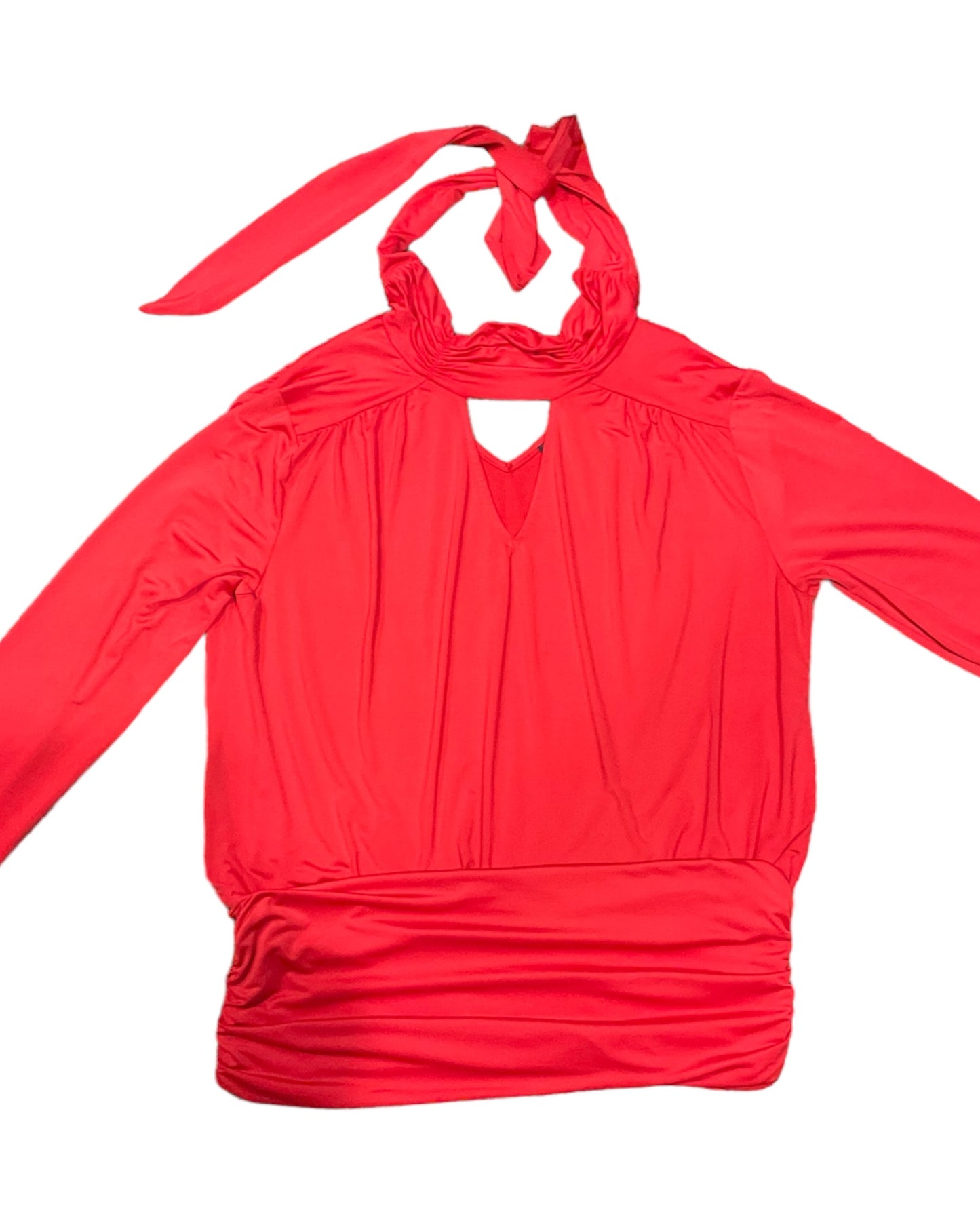 Boston Proper ⭐️ silky fun red top
