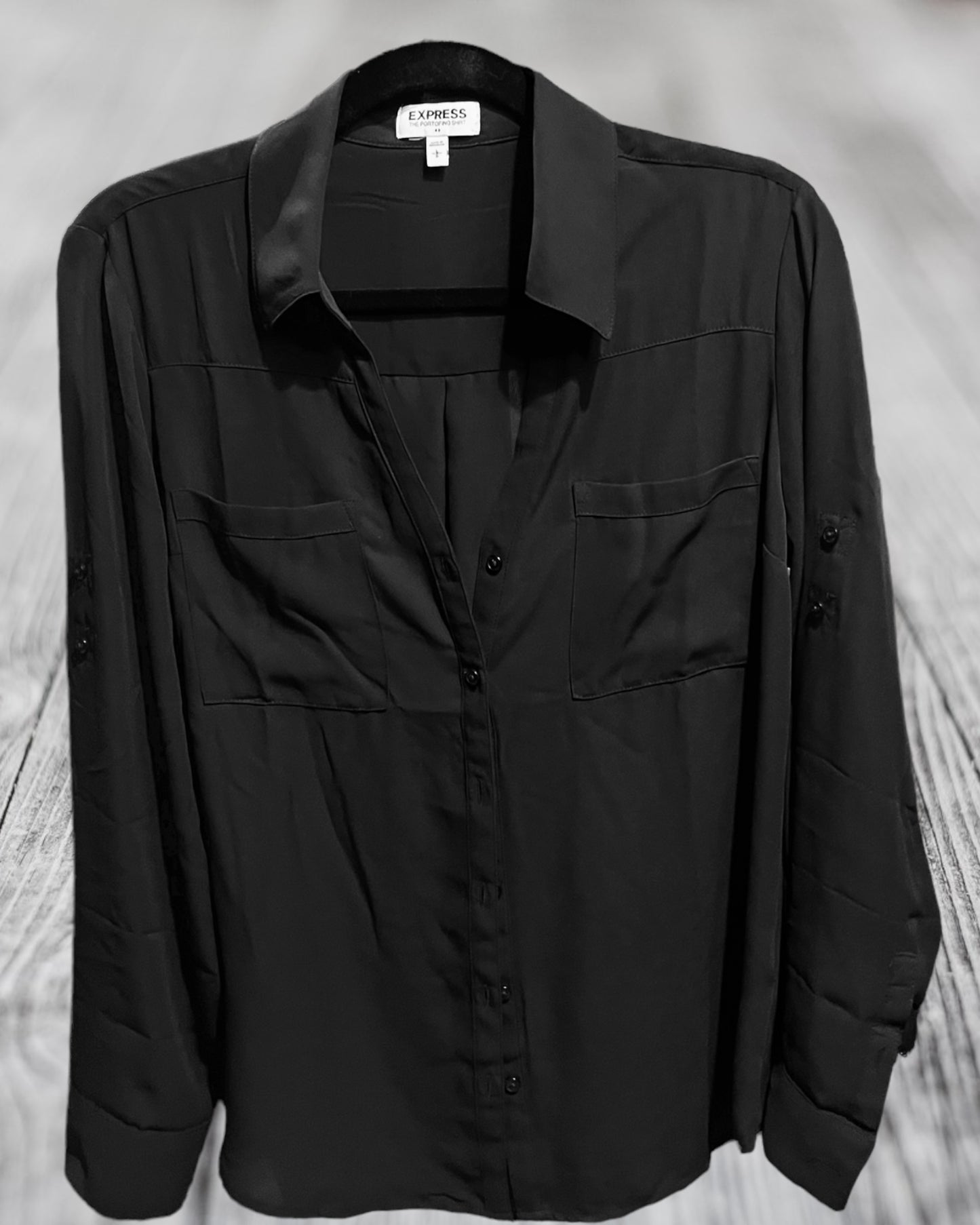 Express black Portofino shirt