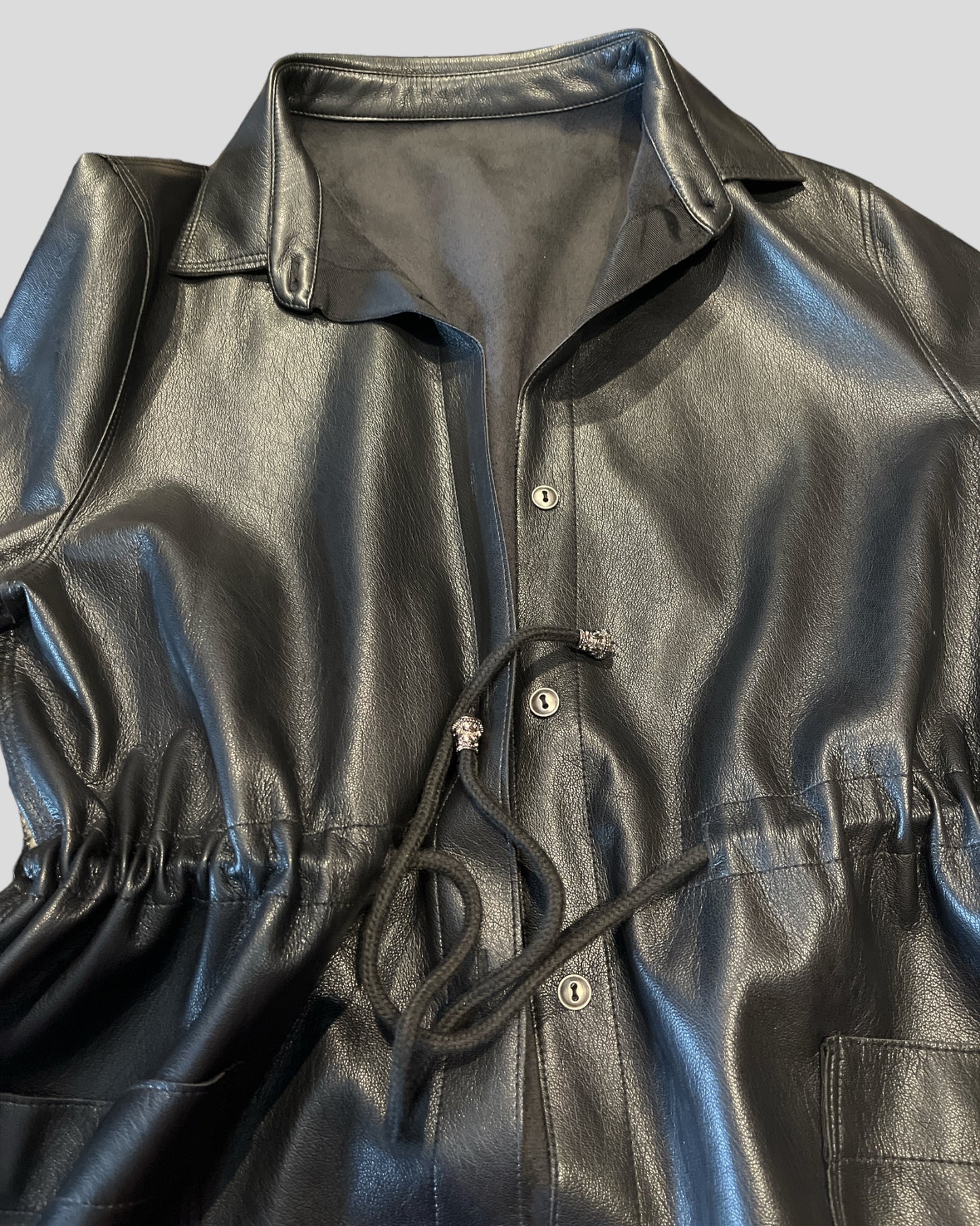 n/n leather coat size M/L