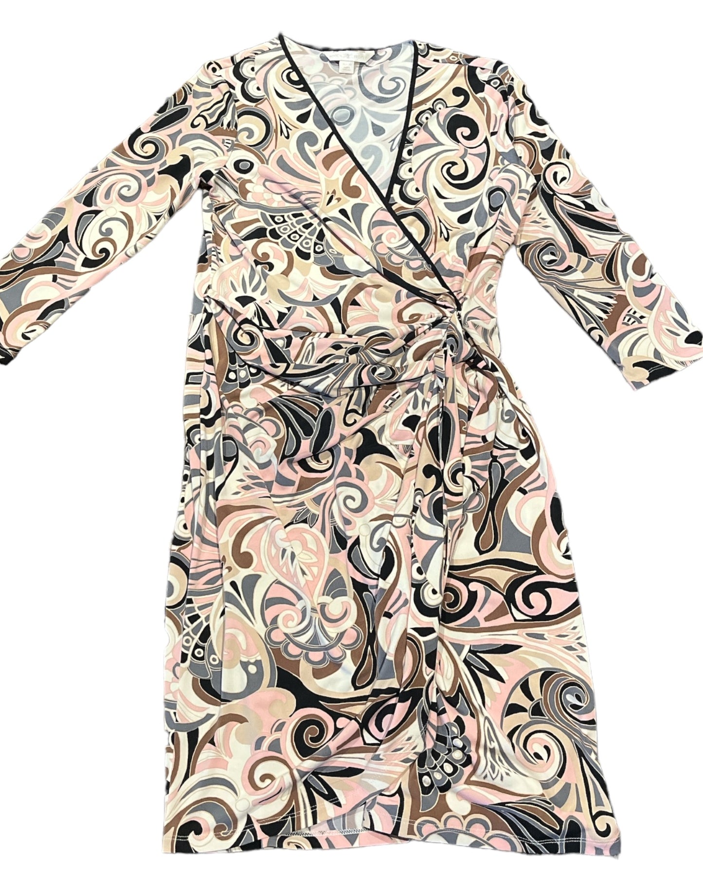 Boston Proper ⭐️ pink pastel wrap dress