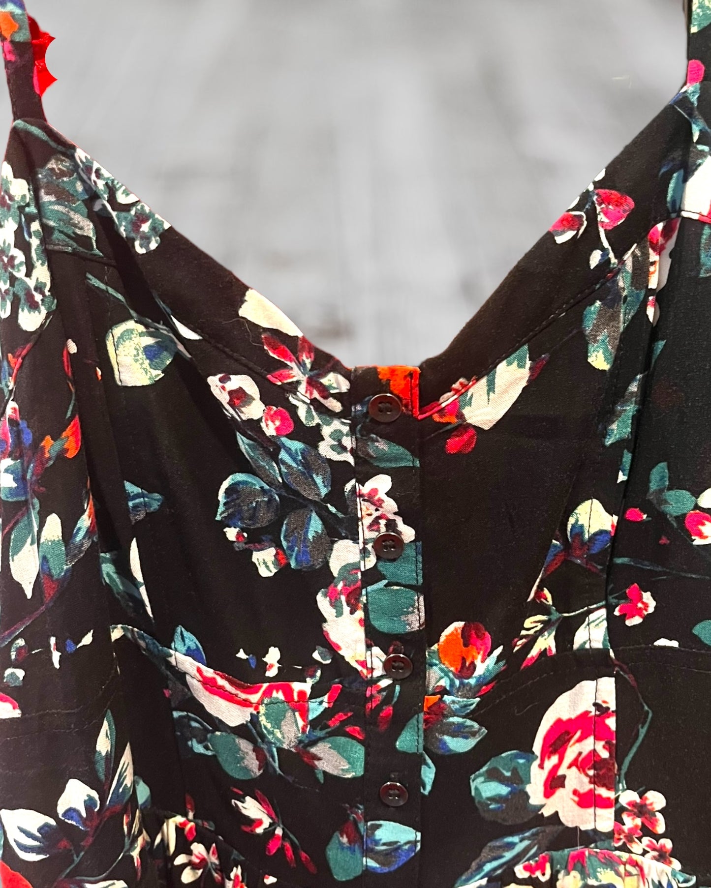EXPRESS summer flower dress back